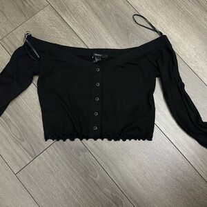 Off the Shoulder Crop Top
